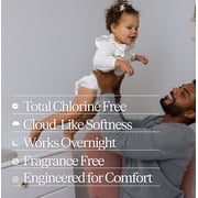 (2 pack) Freestyle Total Chlorine Free 14x Better Absorption Hypoallergenic EWG Verified® Baby Diapers, Size 4 (22-34 lbs), 48 Count