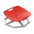 thumbnail image 4 of Silla giratoria infantil con asiento sensorial giratorio, antideslizante, segura, estable, de PP y estructura metálica, ideal para entrenar la coordinación corporal, adecuada para la sala Rojo, 4 of 8
