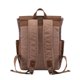 thumbnail image 2 of Bolso de hombre, mochila de lona retro para hombre, bolso de lona encerada al óleo, mochila de viaje para hombre, 2 of 5
