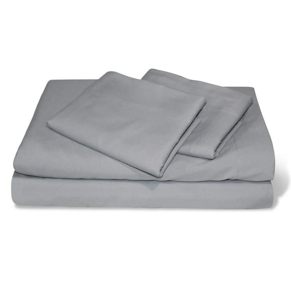 Wabasso 4pc Grey Sheet Set Twin