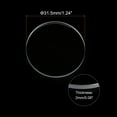 thumbnail image 2 of Uxcell 2pcs 31.5mmx2mm High Transmittance Watch Crystal Lens Glass Round Flat Mineral, 2 of 7