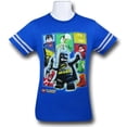 thumbnail image 2 of DC Batman Fronted Lego Heroes Kids Athletic T-Shirt-Juvenile 7, 2 of 7