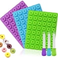 thumbnail image 1 of Molde de silicona versátil para donas para elaborar dulces, molde para donas en miniatura, molde para gomitas de caramelo con diseño flexible y resistente a la temperatura, 1 of 8