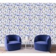 thumbnail image 2 of Brightly Blue Leaves Wallpaper Pre-Pasted - 25"W x 225"H, 2 of 3
