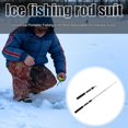 thumbnail image 2 of Caña de pescar en hielo 5 uds. caña telescópica de agua dulce FRP corta para invierno (62cm) Hugtrwg  Para estrenar, 2 of 8