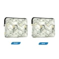 thumbnail image 7 of FORMRS 13-13.3 inch Laptop Sleeve Case Soft Carrying Quilted Computer Bag Cover, Gray Marble Pattern, 7 of 7