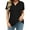 3976-Black, variant on CASSIE LIZ Plus Size Shirts 3X Womens Summer Blue Polo Shirts V Neck Ladies Shirts with Collar Fashion Business Short Sleeve Collared Shirts Casual Loose Fit Spring Tops 3XL 22W 24W