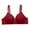 Wine, variant on Bras for Women Full Coverage Plus Size Adjustable Strap Comfort Wirefree Push Up Everyday Bras Beige 3XL
