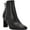 Black, variant on Calvin Klein Womens KCCOLI2 Square Toe Faux Leather Ankle Boots