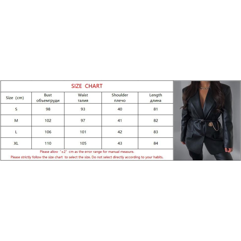 TOPGOD Women Chic Office Lady PU Leather Jacket Vintage Coats Long