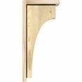 thumbnail image 3 of 6"W x 10"D x 22"H Huntington Rough Sawn Corbel w/Backplate, Douglas Fir, 3 of 9