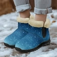 thumbnail image 7 of FUIALDOLG Women's Winter Duck Boots Mid Calf Warm Insulated Fur Lined Waterproof Snow Mini Boots Flat Round Toe Booties, 7 of 7