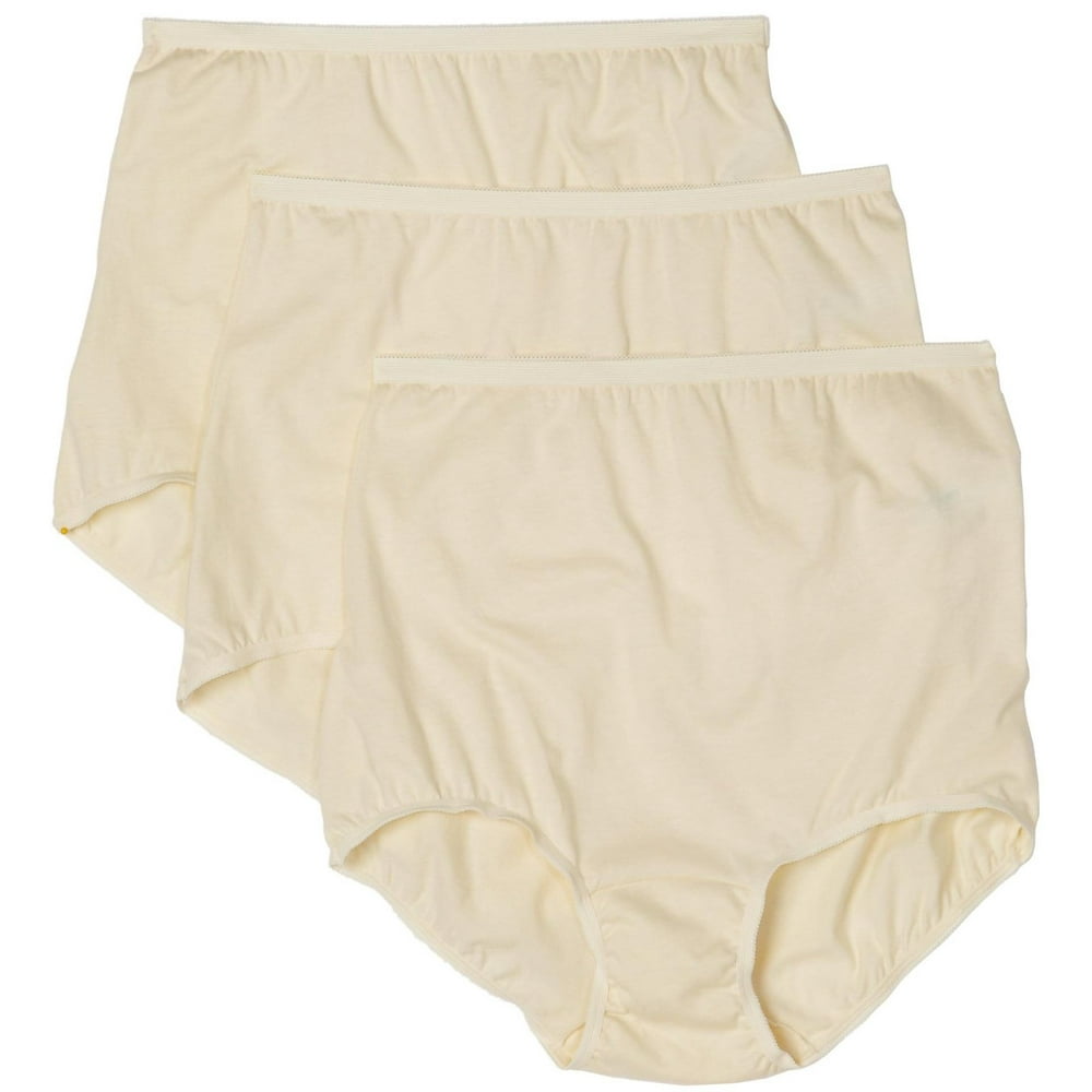 Vanity Fair Vanity Fair Lollipop Women`s PlusSize 3Pack Brief Panty