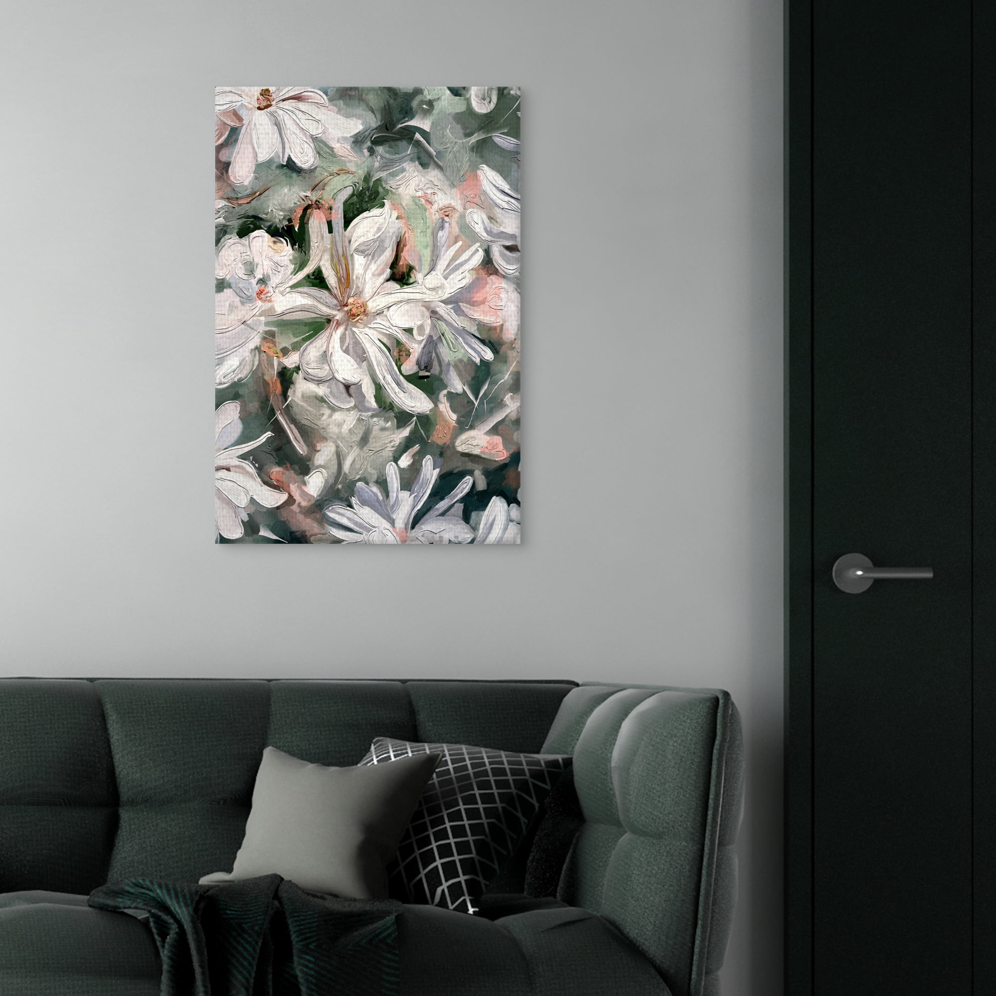 Garden Whites by Studio Arts Canvas Art