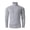 Light Gray, variant on Men Turtleneck Cable Knit Sweater Long Sleeve Pullover Classic Fit Solid Color Top
