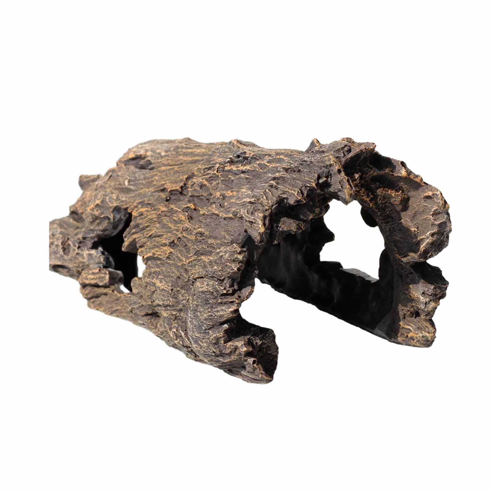 perfeclan Aquarium Ornament Tree Hole Resin Aquarium Hideaway Crafts Tree Stump Branch Tree Trunk Decor for Freshwater Saltwater Gifts