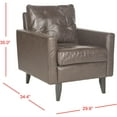 thumbnail image 4 of HN Home Andreu Mid-Century Modern Caleb Club Chair, 4 of 7