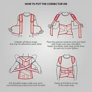 ORTONYX TLSO Full Back Support Brace with Removable Dorso-Lumbar Pad - Lightweight, Breathable - Pain Relief, Thoracic Kyphosis, Herniated Disc / ACHB5248-XL
