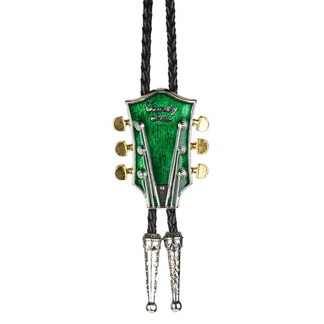 Occidental Del Lazo Del Bolo Del Rodeo Del Vaquero de La Guitarra de La Música Country de La Manera - Verde Fernando Lazo occidental del Bolo