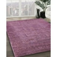 thumbnail image 2 of Ahgly Company Indoor Round Mid-Century Modern Raspberry Purple Oriental Area Rugs, 3' Round, 2 of 6