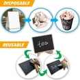 thumbnail image 4 of Mini Chalkboard Signs, 20 Pack Framed Small Chalkboard Labels with Easel Stand, Wooden Blackboard, 4 of 4