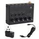 thumbnail image 1 of Mezclador de audio de 4 canales Mezclador de línea Amplificador de auriculares de 4 canales para estudios en casa Grabación en vivo 100-240 V Enchufe del Reino Unido, 1 of 5