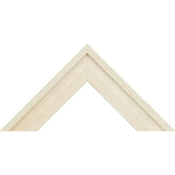Country off white poplar Picture Frame 1" deep for 3/4" canvas,(different sizes) (12x16)