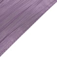 thumbnail image 3 of BalsaCircle 12" x 108" Violet Amethyst Crinkled Accordion Taffeta Table Runner Party Events Linens, 3 of 8