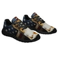 thumbnail image 6 of Shetland Sheepdog American flag Shoes Sneakers Black Size 4, 6 of 7