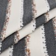 thumbnail image 2 of Unique Bargains 2Pcs Textured Frayed Striped Throw Pillow Covers Black 18"x18", 2 of 7