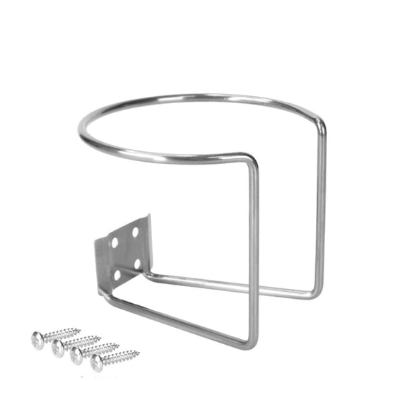 Stainless Steel Cup Storage Rack Wall Mounted Cup Shelf Organizer for Multiple Bottles Mugs Secure Space Efficient