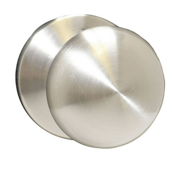 Pamex Bristol Half Dummy Door Knob Trim in Satin Nickel