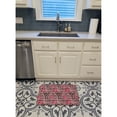 thumbnail image 3 of Watercolor Heart Paper Clips Machine Washable Memory Foam Mat, 3 of 4