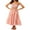 Pink, variant on LMLYSoH Women's 2 Piece Skirt Outfits Off Shoulder Pattern Print Bandeau Long Flowy Skirt Set