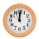 thumbnail image 1 of Reloj despertador silencioso de madera de haya, sin tictac, para el hogar, oficina, escritorio, dormitorio con LED nocturno, 1 of 8