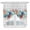 Blue Gray, variant on Swag Valance Curtains for Windows, Green Starfish Summer Light Filtering Kitchen Curtains with Rod Pocket, Ocean Coral Conch Blue Shells Window Treatment Valances for Living Room, 36x63 - 2 PCS