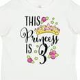 thumbnail image 4 of Inktastic This Princess is Three Third Birthday Girls Toddler T-Shirt, 4 of 5