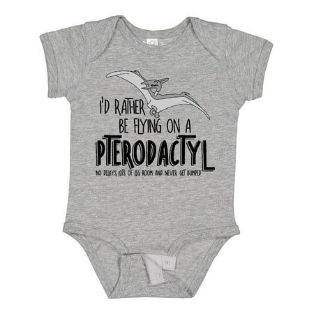 

Inktastic Flying Pterodactyl Gift Baby Boy or Baby Girl Bodysuit