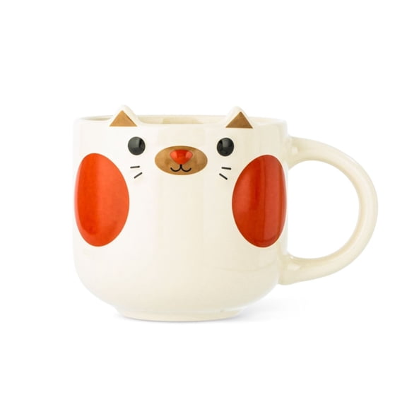 Thyme & Table 13.9 fl oz Figural Cat Stoneware Mug