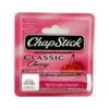 ChapStick Classic Skin Protectant Flavored Lip Balm Tube, 0.15 Ounce Each, Cherry Flavor