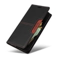 thumbnail image 6 of For Samsung Galaxy S21 Ultra Flip Wallet Case,[RFID Blocking]PU Leather Magnetic Folio Cover,With Card Slots,Flip Folding Kickstand,Shockproof TPU Anti-fall Rugged Phone Case Cover,Black, 6 of 9