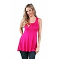 thumbnail image 5 of 24/7 Comfort Apparel Women's Sleeveless Tunic Tank, 5 of 5