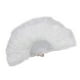 thumbnail image 5 of Abanico de plumas Advancent Decoración Fiestas Adorno de cosplay Accesorio Adulto Blanco 42cm, 5 of 6