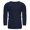 Navy, variant on Tejiojio Men's and Big Men's Classic Tops Clearance Men's Long-sleeved V-neck Cotton And Linen Loose Shirt Pure Color Multi-size