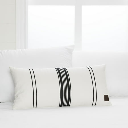 South S Lodge White And Black Striped Throw Pillow South S Lodge White And Black Striped Throw Pillow