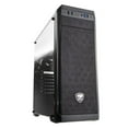 thumbnail image 1 of Cougar MX330-G PC Gaming Case Mid Tower|Mini-ITX/Micro ATX/ATX|Fan Pre-Installed 1x120 Rear|Tempered Glass Side Panel|Fan/Water Cooling Support|Cable Management|Black, 1 of 4