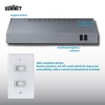thumbnail image 2 of Summit HC20SSADA Hotte Convertible sous Armoire 20 Po, Conforme ADA, 2 of 8