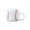 White, variant on Football Soccer Ceramic Mug with Lid, Sports Ball Design Coffee Cup, 14 oz Heat Resistant Tea Mug for Fans