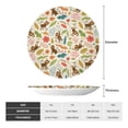 thumbnail image 2 of Balery Monkeys in the Jungle Print Bone China Decorative Plate Ceramic Dinner Plates Art Crafts with Display Stand-6in, 2 of 6