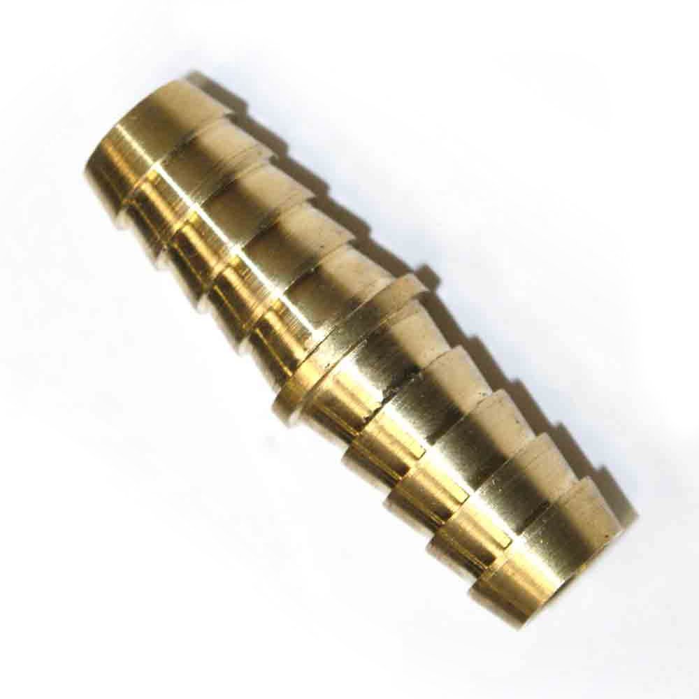 FBS88 1/2 Inch Brass Hose Barb Splicer, Threads 1/2 inch Barb